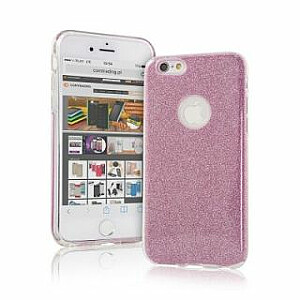 iLike Apple iPhone X / iPhone XS Glitter 3 in 1 Back Case Pink