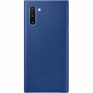 Кожаный чехол для Samsung Galaxy Note 10 синий