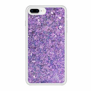 Evelatus Apple iPhone 7/8 Shining Quicksand Case Purple