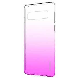 Чехол Evelatus из ТПУ с градиентом для Samsung Galaxy S10+ розово-красный
