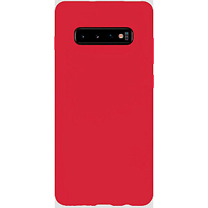 Evelatus Samsung Galaxy S10 Nano Silicone Case Soft Touch TPU Red
