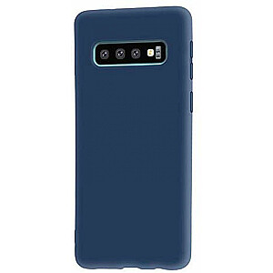 Evelatus Samsung Galaxy S10+ Nano Silicone Case Soft Touch TPU Dark Blue