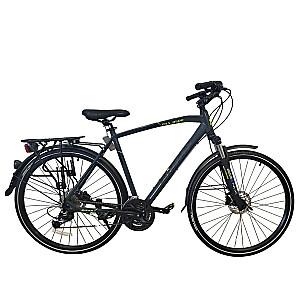 Туристический велосипед Bisan 28 TRX8500 (PR10010436) серый/желтый (Размер колес: 28. Размер рамы: XL)