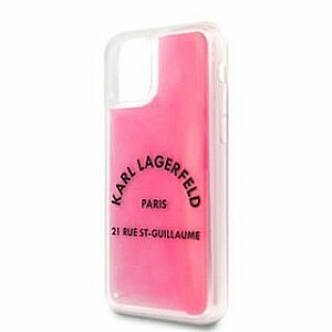 Karl Lagerfeld Apple iPhone 11 Pro Glow in The Dark Cover Rose