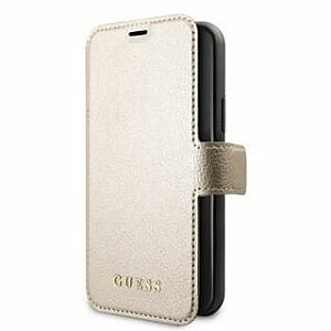Guess Apple iPhone 11 Pro Max Iridescent Book Case Gold