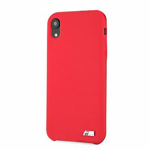 Жесткий чехол силиконовый красный для BMW Apple iPhone XR