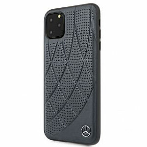 Mercedes-Benz Apple iPhone 11 Pro Max Quilted Genuine Leather Blue