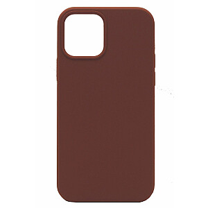 Evelatus Apple iPhone 12/12 Pro Premium Soft Touch Silicone Case Dark Coffee