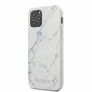 Guess Apple iPhone 12 mini 5.4'' PC/TPU Marble Cover White