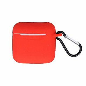GreenGo Apple AirPods Pro Silicone Case with Hook Red