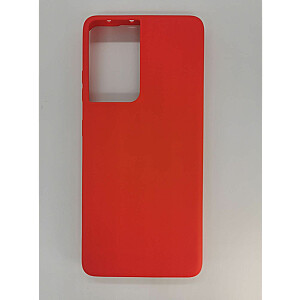 Evelatus Samsung Galaxy S21 Ultra Nano Силиконовый чехол Soft Touch ТПУ Красный
