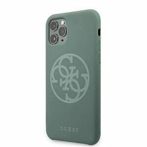 Guess Apple iPhone 11 Pro 4G Silicone Tone Cover Green