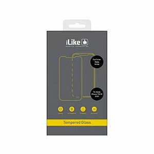 iLike Apple iPhone 7/8/SE 2020/SE 2022 3D Full Cover Glass White