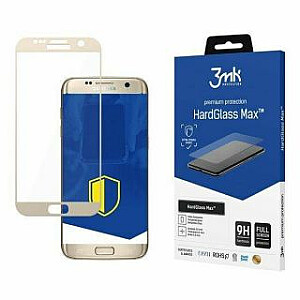 3MK Samsung Galaxy S7 Edge Gold — HardGlass Max