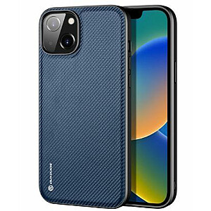Чехол Dux Ducis Apple iPhone 14 Fino, нейлоновый, синий