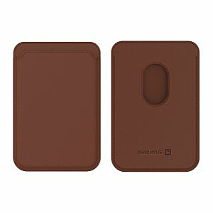Evelatus Universal iPhone Genuine leather wallet with MagSafe Brown