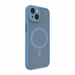 Чехол Evelatus Apple iPhone 13 Hybird с магнитным сейфом и защитой камеры ПК+ТПУ Голубой