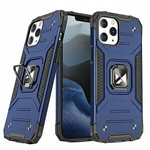 Wozinsky Apple iPhone 13 Pro Max Ring Armor Case Kickstand Tough Rugged Cover Blue