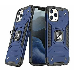 Wozinsky Apple iPhone 13 Ring Armor Case Kickstand Tough Rugged Cover Blue