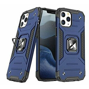 Wozinsky Apple iPhone 13 Pro Ring Armor Case Kickstand Tough Rugged Cover Blue