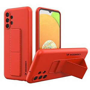 Wozinsky Samsung Galaxy A13 5G Kickstand Case Silicone Stand Cover Red