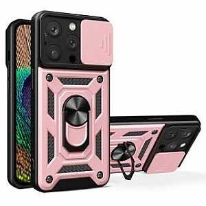iLike - iPhone 14 Pro Max Armor Camshield case Pink