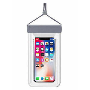 iLike Universal Waterproof phone pouch 115 mm x 220 mm pool beach bag Gray