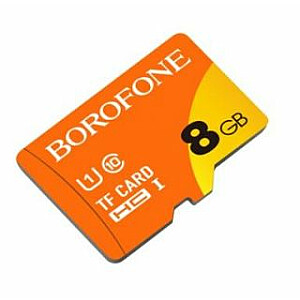 Borofone MEMORY CARD 8GB SDHC CLASS10 75MB/S MICROSD