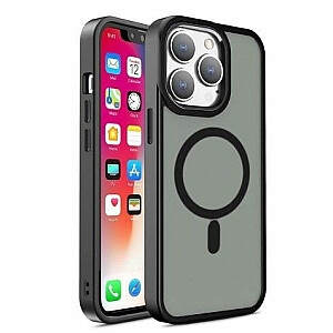 iLike Apple iPhone 13 MagSafe Color Matte Case Transparent Black