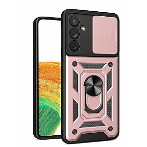 iLike Samsung Galaxy A34 5G armored case with camera cover Pink