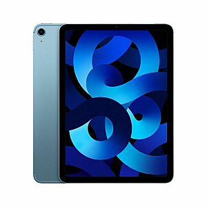 Apple iPad Air 5th Gen 10.9 ", Blue, Liquid Retina IPS LCD, M1, 8 GB, 256 GB, 5G, Wi-Fi, 12 MP, 12 MP, Bluetooth, 5.0, iPadOS, 15.4, 1640 x 2360 pixels