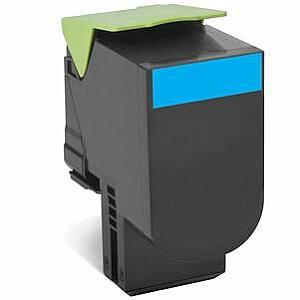 LEXMARK 80C2HCE Cartridge, Cyan, 3000 pages