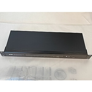 Aten SALE OUT. VS1808T 8-Port HDMI Cat 5 Splitter Warranty 3 month(s), USED, REFURBISHED, WITOUT ORIGINAL PACKAGING, ONLY POWER ADAPTER INCLUDED