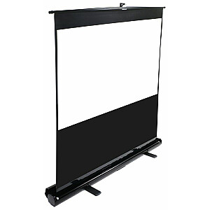 Elite Screens F84NWH ezCinema Portable Screen 84'' 16:9 / Diagonal 213.4cm, W 185.9cm x H 104.6cm / Black case / MaxWhite material / Gain 1.1 / 160° viewing angle / Telescoping support mechanism / Floor support feet / Built-in carrying handle