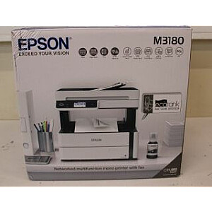 EPSON Многофункциональный принтер | ЭкоТанк M3180 | Струйный | Моно | Все-в-одном | А4 | Wi-Fi | Серый | ПОВРЕЖДЕННАЯ УПАКОВКА