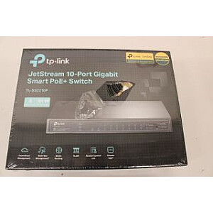 TP-Link SALE OUT. Switch | TL-SG2210P | Web Managed | Desktop | SFP ports quantity 2 | PoE ports quantity 8 | Power supply type External | 36 month(s) | DAMAGED PACKAGING, SMOLL SCRATCHED ON TOP