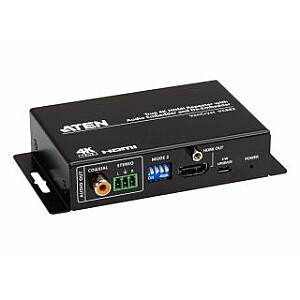 Aten True 4K HDMI повторитель с функцией эмбедирования и деэмбедирования звука | ВК882