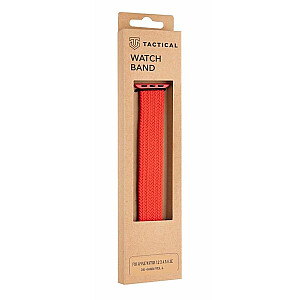Тактический ремешок для Apple Watch 38/40 мм, размер L, плетеный, красный
