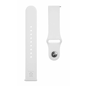 Tactical 20mm Silicone Watch Strap White