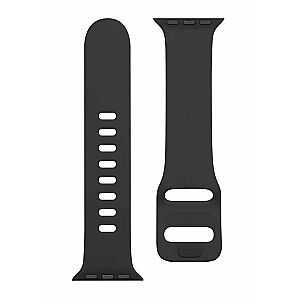 Tactical Apple Watch 38/40/41mm Silicone Strap with Buckle Black