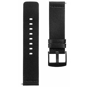 Tactical Leather Band 22mm Black