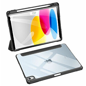 Dux Ducis Toby case for iPad 10.9'' 2022 (10 gen.) cover with space Pencil stylus smart cover stand Black