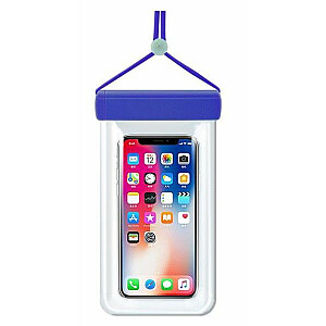 iLike Универсальный водонепроницаемый чехол для телефона 115 x 220 мм, пляжная сумка для бассейна, синий