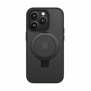 iLike Apple iPhone 15 Pro Kickstand Case with MagSafe Black
