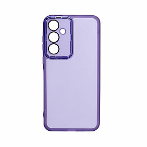 iLike Samsung Galaxy A35 Transparent Case and Camera Protection Purple