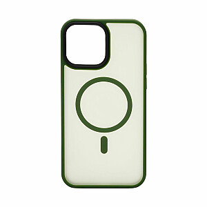 Гибридный чехол Evelatus для Apple iPhone 13 Pro с MagSafe ПК+ТПУ, зеленый