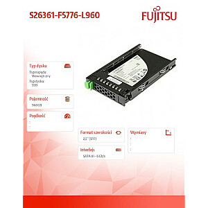 SSD SATA 960 ГБ 2,5-дюймовый серверный диск Mixe S26361-F5776-L960