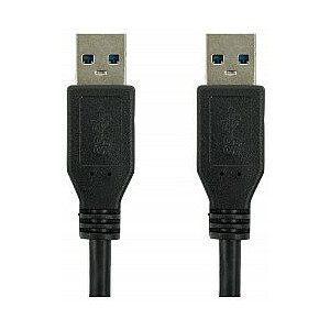Accura USB 3.0 — USB-A 1,0 m M/M melns