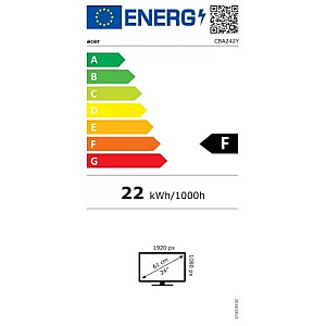 Profesionāls monitors QB24C-T, 24 collas, matēts, pieskāriens, 16 stundas/7 250 (cd/m2), 1920x1080 (FHD), Player S10 (Tizen7, VXT gatavs), Wi-Fi/BT, 3 gadi d2d (LH24QBRBBGCXEN)