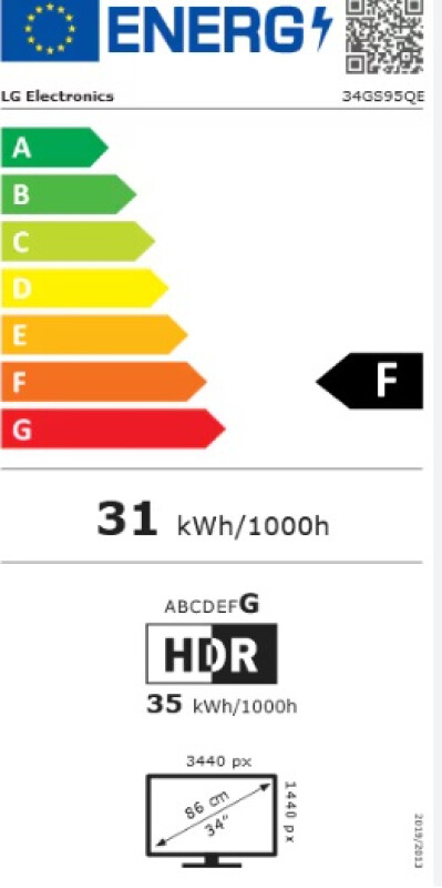 Монитор LG UltraGear OLED 34GS95QE-B